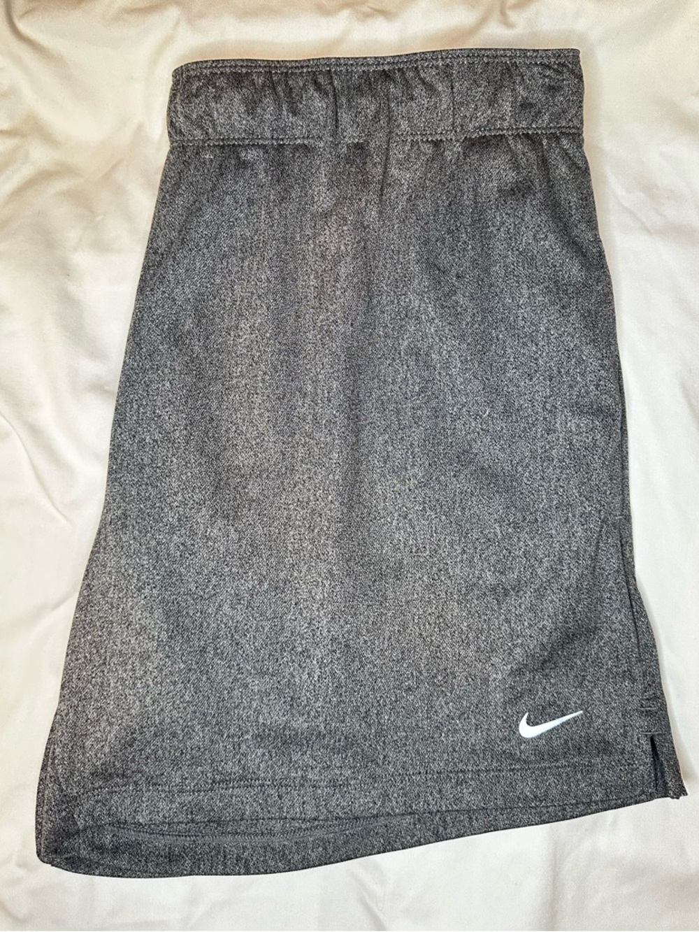Nike Dri-FIT Attack Women’s XL Heather Gray 5” Athletic Shorts Logo Waistband